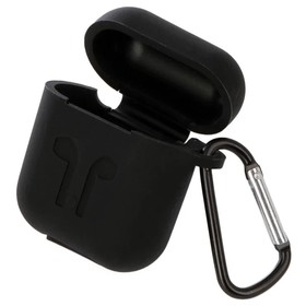 Чехол для наушников Devia Naked Silicone Case Suit, для Airpods, силиконовый, черный 9579112