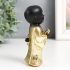 Сувенир полистоун "Маленький Будда в золотом" МИКС 5х4,2х10,8 см - фото 9839905