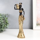 Фигурка полистоун «Африканка с кувшином в золотом наряде», 6.5×5×24.5 см, МИКС 9398524