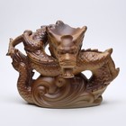 Набор для чайной церемонии ДЖЕКИЧАЙ «Дракон», 7 в 1, на 6 персон, чашка 180 мл, керамика, коричневый - Фото 3