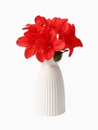 Цветы искусственные "Гиппеаструм" d-12 см h-23 см, красный (10 шт) - фото 809225661