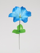 Цветы искусственные "Гиппеаструм" d=12 см, h=23 см,  голубой (20 шт) - фото 809155297