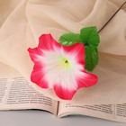 Цветы искусственные "Гиппеаструм" d-12 см h-23 см, бело-розовый - фото 319433113