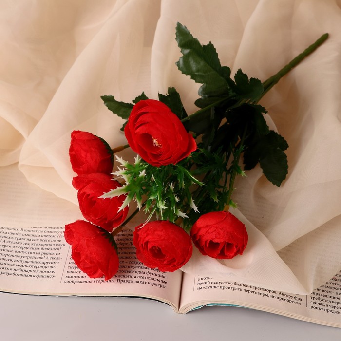 Букет искусственный «Камелия», 4×26 см, МИКС - Фото 1