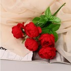 Букет искусственный «Пышные пионы», 5×26 см, МИКС - Фото 1