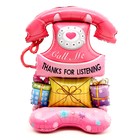 Шар фольгированный 45" «Розовый телефон» - фото 281203305