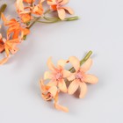 Цветы для декорирования "Лилейник" персиковый 8,5 см - фото 320255341