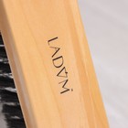 Щётка для одежды и обуви деревянная LaDо́m, 18.5×5×4 см, 200 пучков - фото 6898078