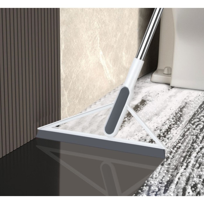 Водосгон с черенком из нержавеющей стали, TPR сгон, 96×34 см - Фото 1