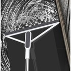 Водосгон с черенком из нержавеющей стали, TPR сгон, 96×34 см - Фото 4