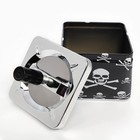 Пепельница для дома бездымная «Череп», для сигарет и стиков, 8.5×12 см - Фото 2