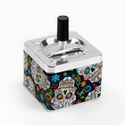 Пепельница для дома бездымная «Череп», для сигарет и стиков, 8.5×12 см - Фото 3