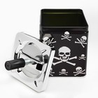 Пепельница для дома бездымная «Череп», для сигарет и стиков, 9×15.5 см - Фото 2