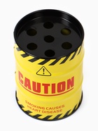 Пепельница для дома бездымная «Осторожно», для сигарет и стиков, 7.5×10 см 9444165