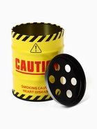 Пепельница для дома бездымная «Осторожно», для сигарет и стиков, 7.5×10 см 9444165