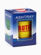 Пепельница для дома бездымная «Осторожно», для сигарет и стиков, 7.5×10 см 9444165