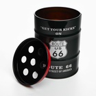 Пепельница для дома бездымная «Маршрут 66», для сигарет и стиков, 7.5×10 см - Фото 3