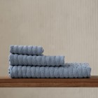Полотенце махровое Pasionaria «Вэйв», 450 гр, размер 30х50 см, цвет серо-голубой - Фото 2