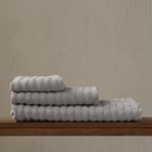 Полотенце махровое «Вэйв», размер 30х50 см, цвет серый - Фото 2