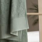 Полотенце махровое «Плейн», размер 30х50 см, цвет бирюзовый - Фото 3