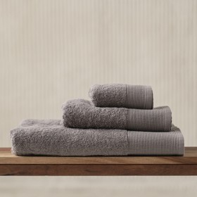 Полотенце махровое Pasionaria «Плейн», 450 гр, размер 50х90 см, цвет тёмно-серый