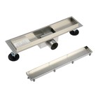 Трап TIM BAD454002, 70 х 400 мм, под плитку, гидро+сухая защита от запаха - фото 22185980