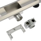 Трап TIM BAD454002, 70 х 400 мм, под плитку, гидро+сухая защита от запаха - фото 22185982