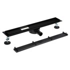 Трап TIM BAD556002BK, 70×600 мм, под плитку, сифон с углом поворота 360°, черный-матовый 9629454