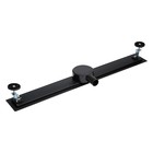 Трап TIM BAD558002BK, 70 х 800 мм, под плитку, сифон с углом поворота 360°, черный-матовый 9629456