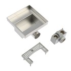 Трап TIM BAD451502, 150 х 150 мм, под плитку, гидро+сухая защита от запаха - фото 22186061