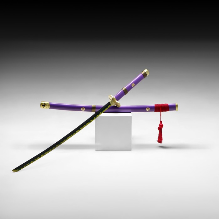 Сувенирное оружие "Катана Энма" 100 см, фиолетовая - Фото 1