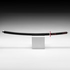 Сувенирное оружие "Катана Кеджу" 100 см, клинок 65 см, чёрная, огненная гарда - Фото 2