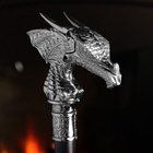 Сувенирная трость с клинком 31 см, длина 86 см, набалдашник: голова дракона - Фото 4