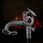 Сувенирная трость с клинком 31 см, длина 86 см, набалдашник: дракон - Фото 3