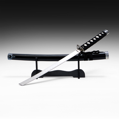 Макет оружия «Сувенирная катана на подставке. Нао», 77 см, чёрный глянец