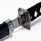 Макет оружия «Сувенирная катана на подставке. Нао», 77 см, чёрный глянец - Фото 4