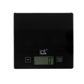 Весы кухонные Irit IR-7137, электронные, до 5 кг, чёрные