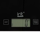 Весы кухонные Irit IR-7137, электронные, до 5 кг, чёрные 9607847 - фото 16159192