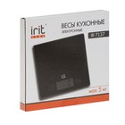 Весы кухонные Irit IR-7137, электронные, до 5 кг, чёрные 9607847 - фото 16159197