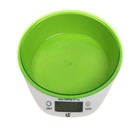 Весы кухонные Irit IR-7117, электронные, до 5 кг, зелёные - фото 10452846