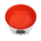 Весы кухонные Irit IR-7117, электронные, до 5 кг, красные - Фото 1