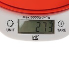 Весы кухонные Irit IR-7117, электронные, до 5 кг, красные - фото 4378651