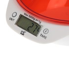 Весы кухонные Irit IR-7117, электронные, до 5 кг, красные - фото 8096874