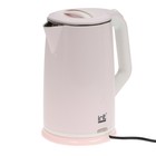 Чайник электрический Irit IR-1302, металл, 1.8 л, 1500 Вт, розовый - фото 319433556