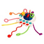 Развивающая игрушка «Осьминожка», с тактильными резиночками, цвета МИКС - фото 3896768
