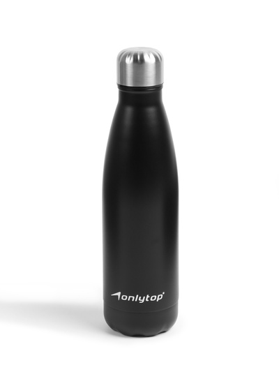 Термобутылка ONLYTOP, 500 мл, чёрная
