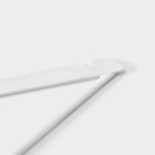 Плечики - вешалки для одежды Доляна, 43×23 см, 3 шт., белые - Фото 3