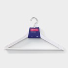 Плечики - вешалки для одежды Доляна, 43×23 см, 3 шт., белые - Фото 5