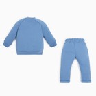 Костюм: толстовка и брюки Крошка Я BASIC LINE, рост 68-74 см, синий 9538964 - фото 10453290