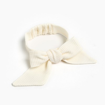 Повязка на голову «Крошка Я» BASIC LINE, размер 42-48, молочная